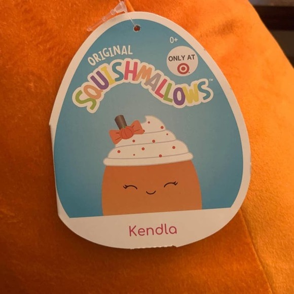 Squishmallow Kendla Pumpkin Spice Latte 14" Cinnamon Milkshake 12" Plush Drinks - Picture 4 of 15